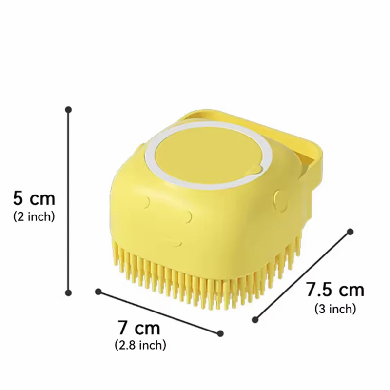 Lomorino Haustier Waschbürste mit Shampoofach