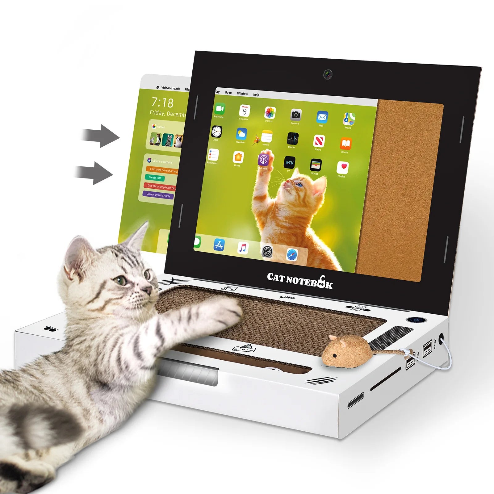 Lomorino Katzenlaptop aus Karton